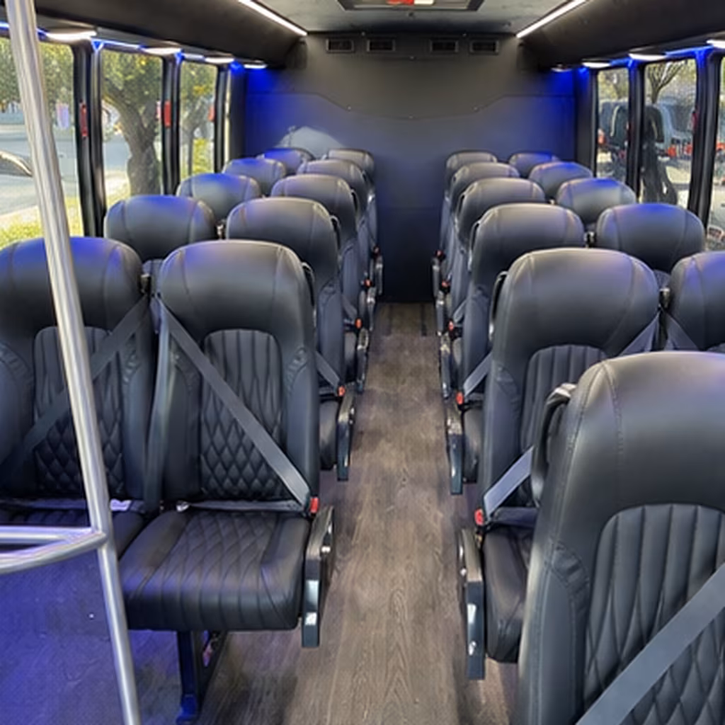 Henderson Airport Shuttle & Transportation party bus interior