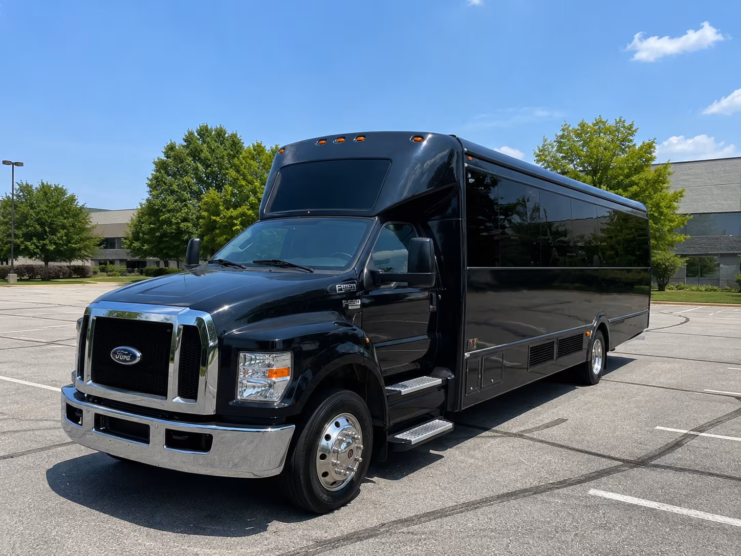 Henderson Birthday, Sweet 16, & Quinceañera Transportation party bus exterior