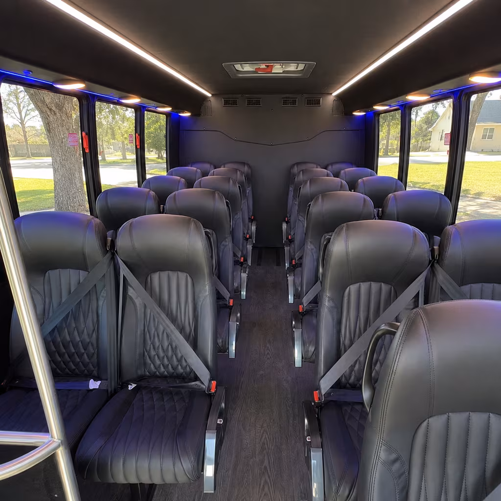 Henderson Corporate Transportation party bus interior