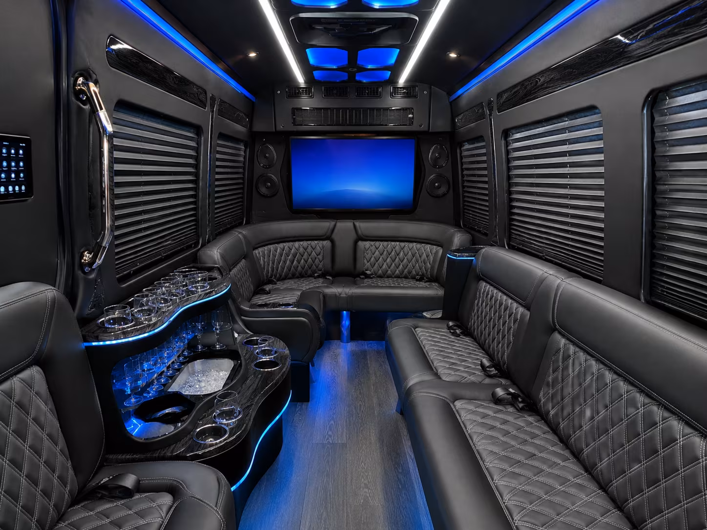 Henderson Corporate Transportation party bus exterior