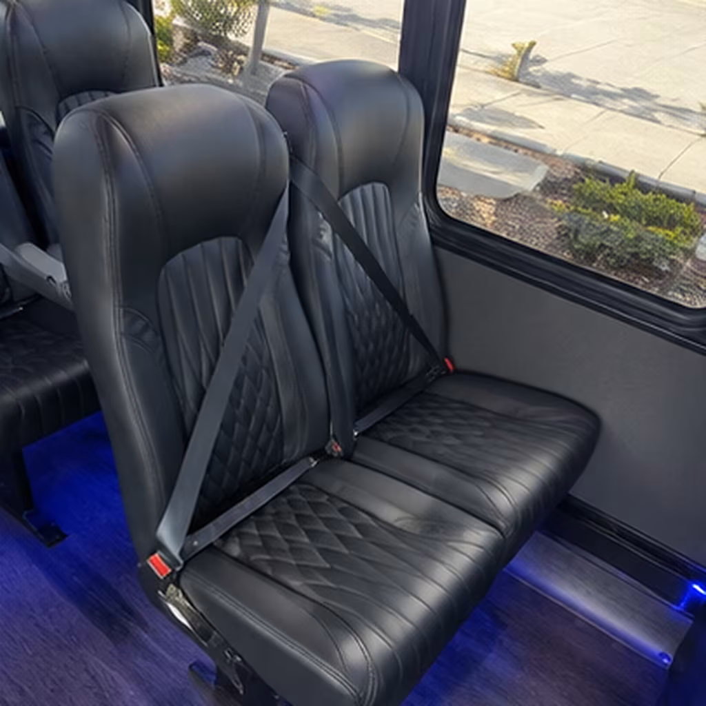 Henderson Corporate Transportation party bus interior