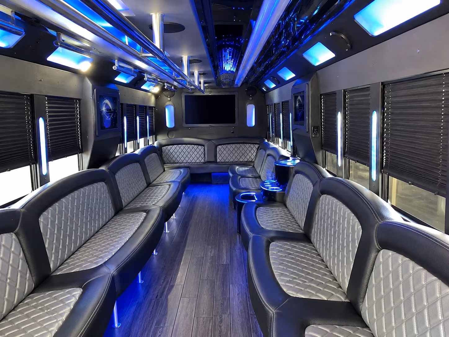 Henderson Private Event Transportation party bus exterior