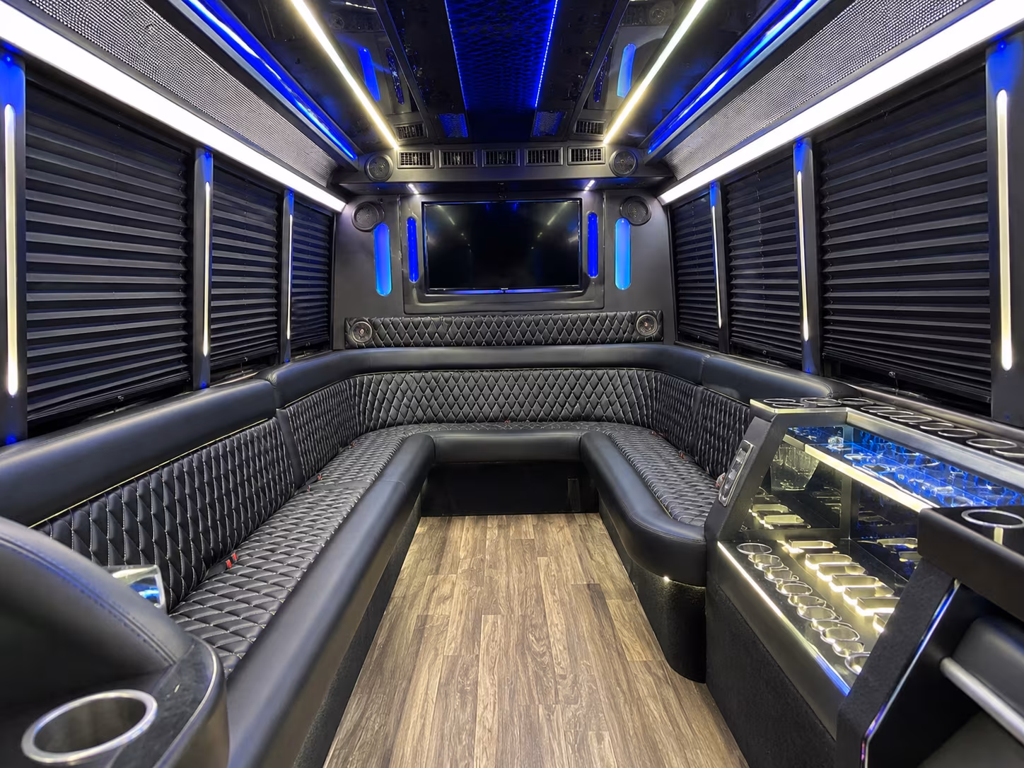 Henderson Prom & Homecoming Transportation party bus exterior