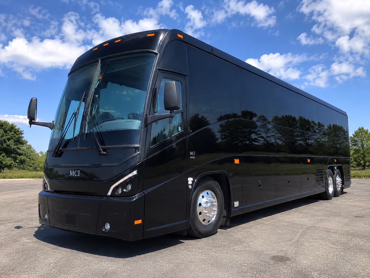 Henderson School Event Transportation party bus interior