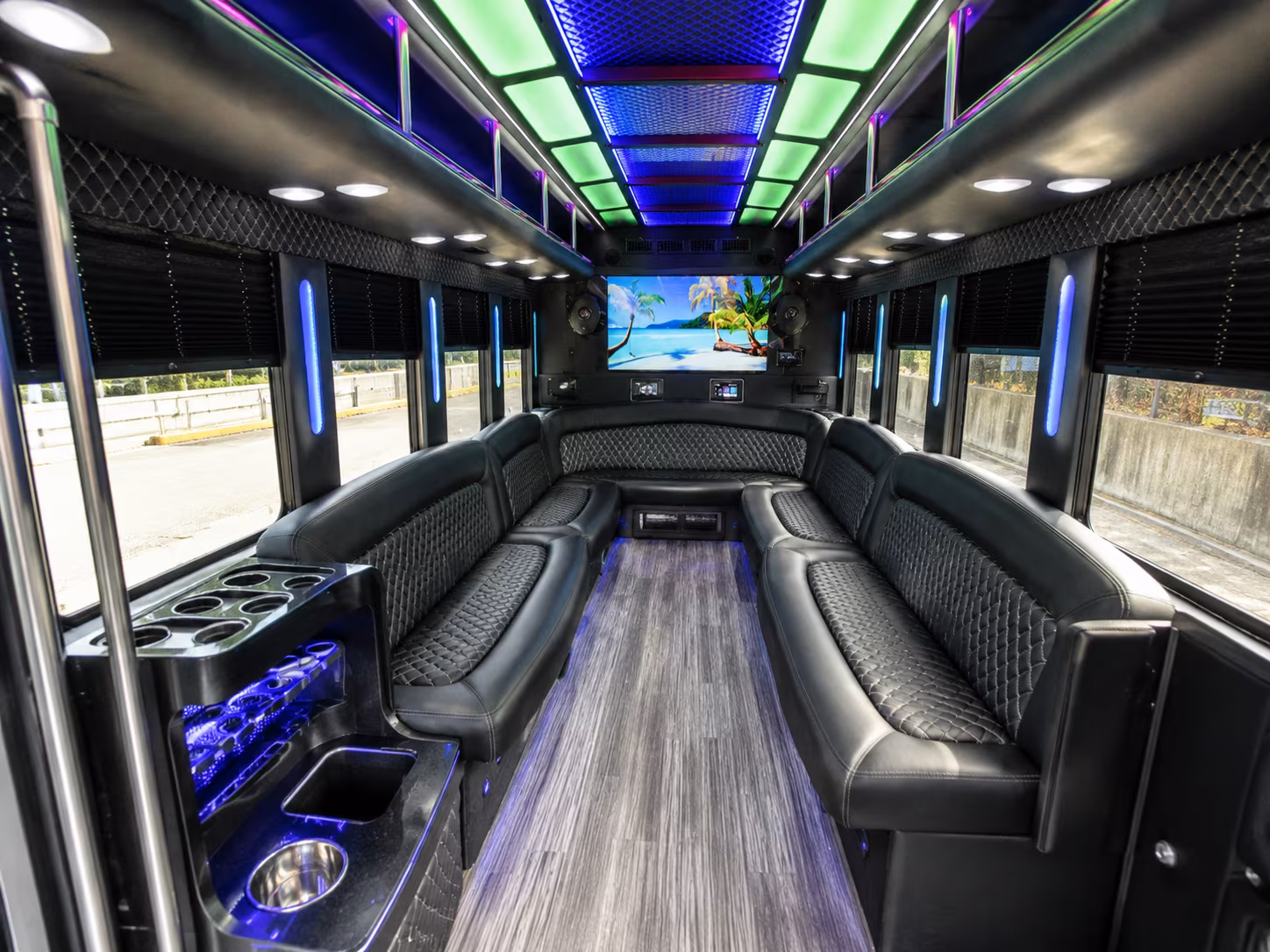 Henderson Sporting Event Transportation party bus exterior