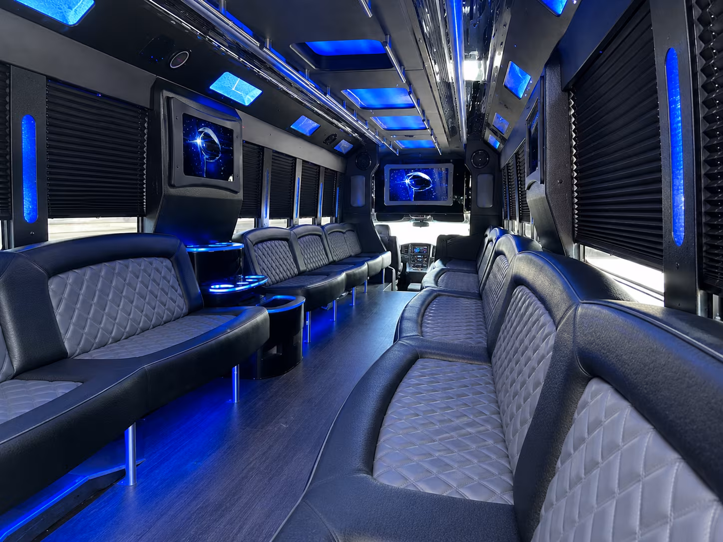 Henderson Sporting Event Transportation party bus interior