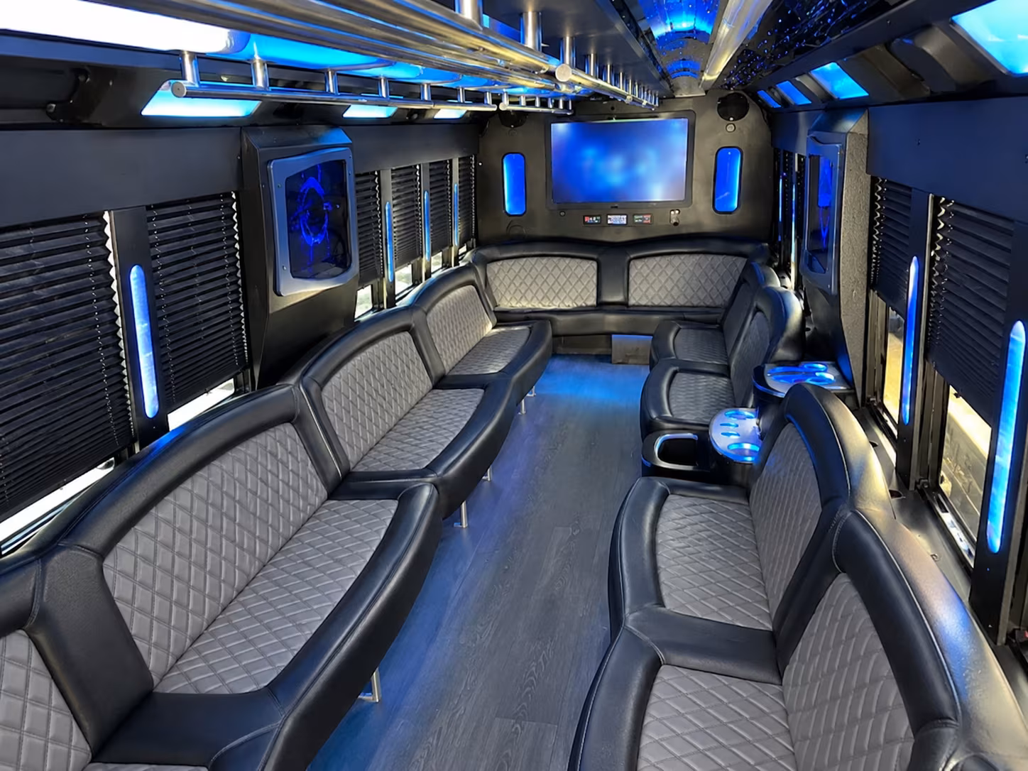 Henderson Wedding Transportation party bus exterior